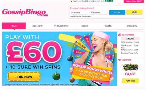 Gossip bingo casino online